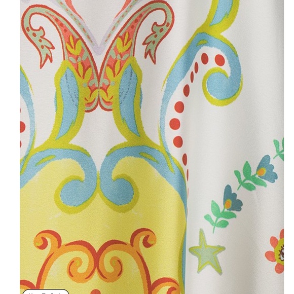 Antonio Melani Lucia Printed Satin Strapless Dress nwt sz 6 - Picture 3 of 7